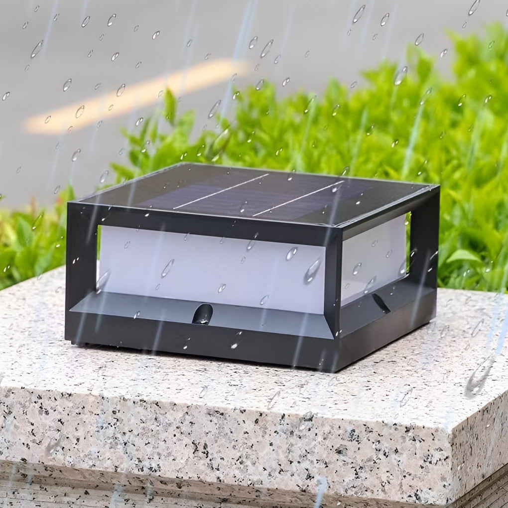 Elegant Solar LED Post Light | Weather-Resistant & Dual Power 1