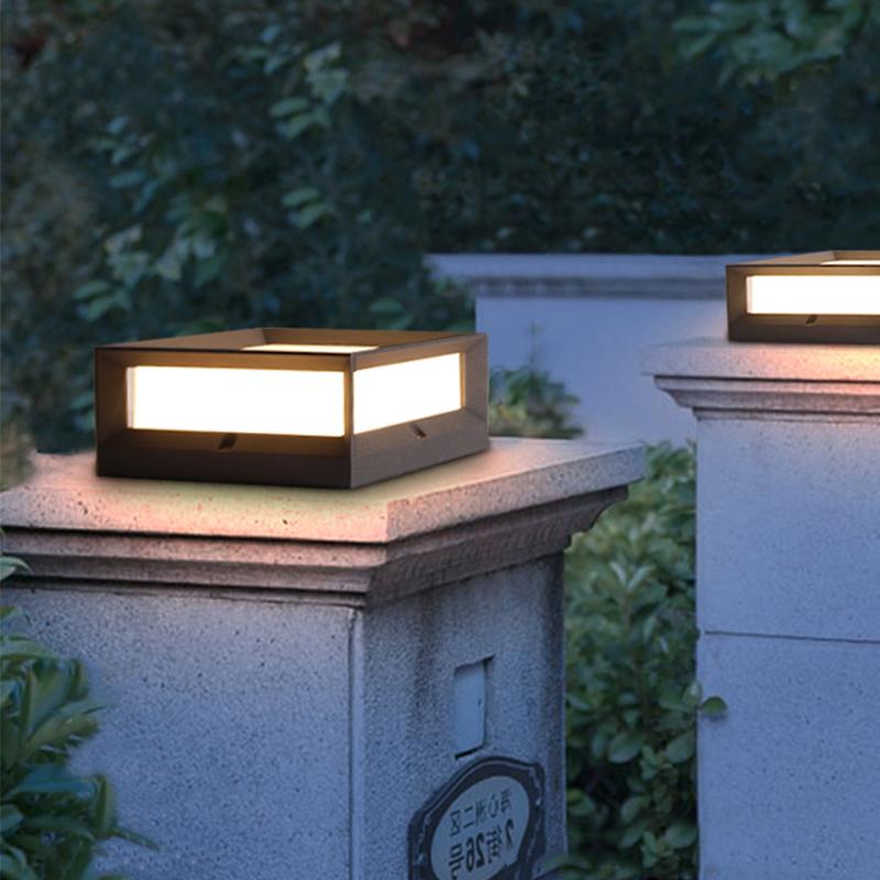 Elegant Solar LED Post Light | Weather-Resistant & Dual Power 3