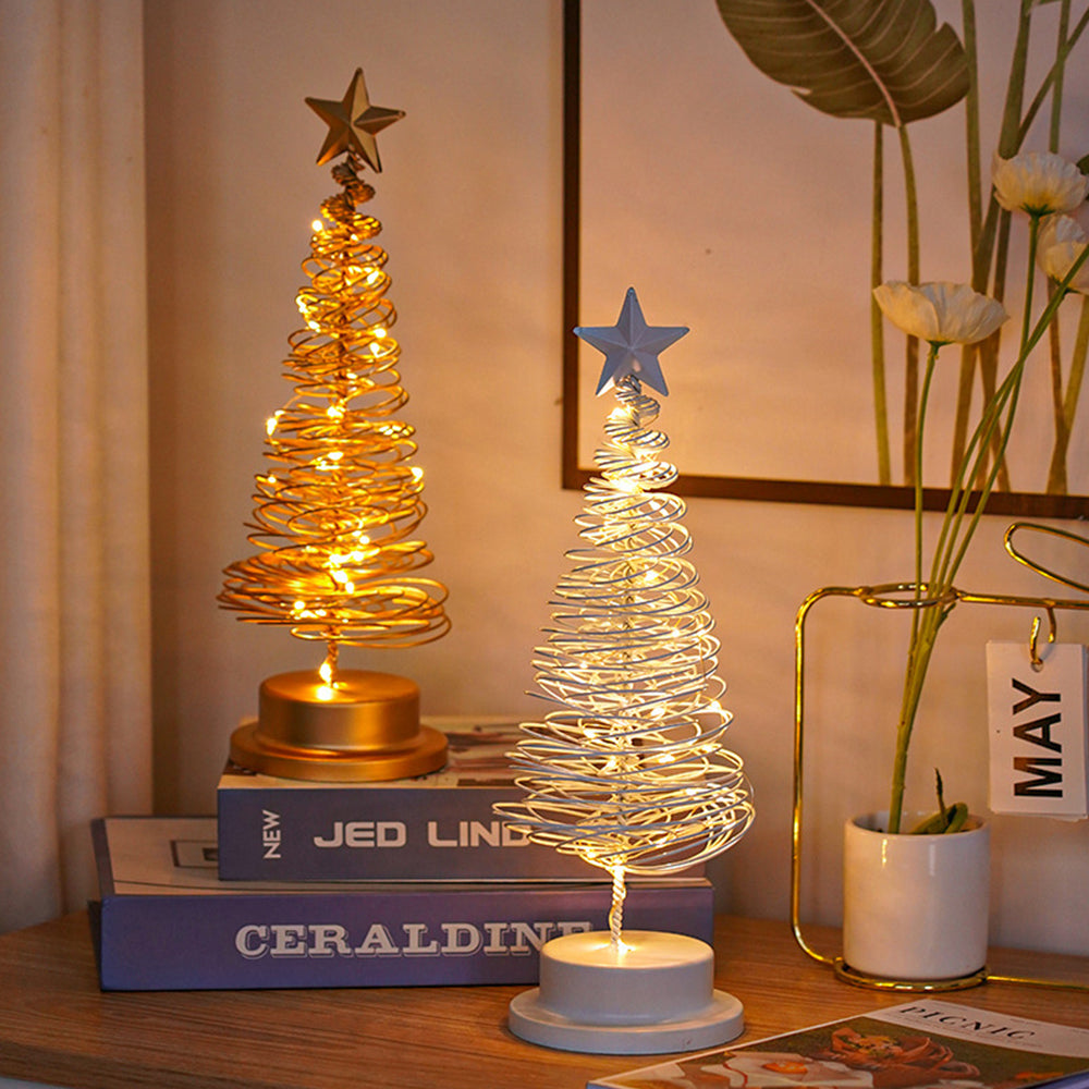 Elegant Table Lamp | LED Lights & Metal Tree Design 3