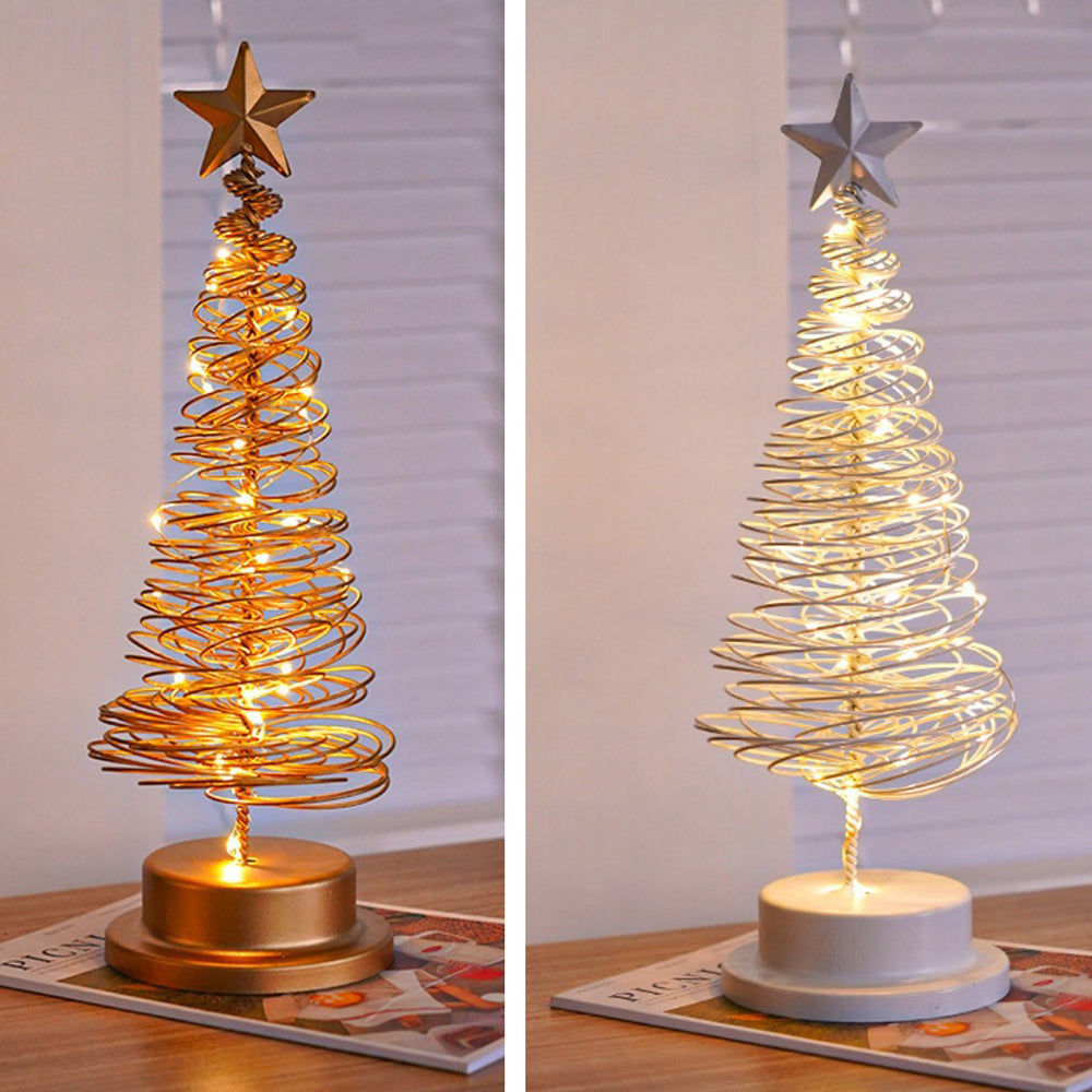 Elegant Table Lamp | LED Lights & Metal Tree Design 6