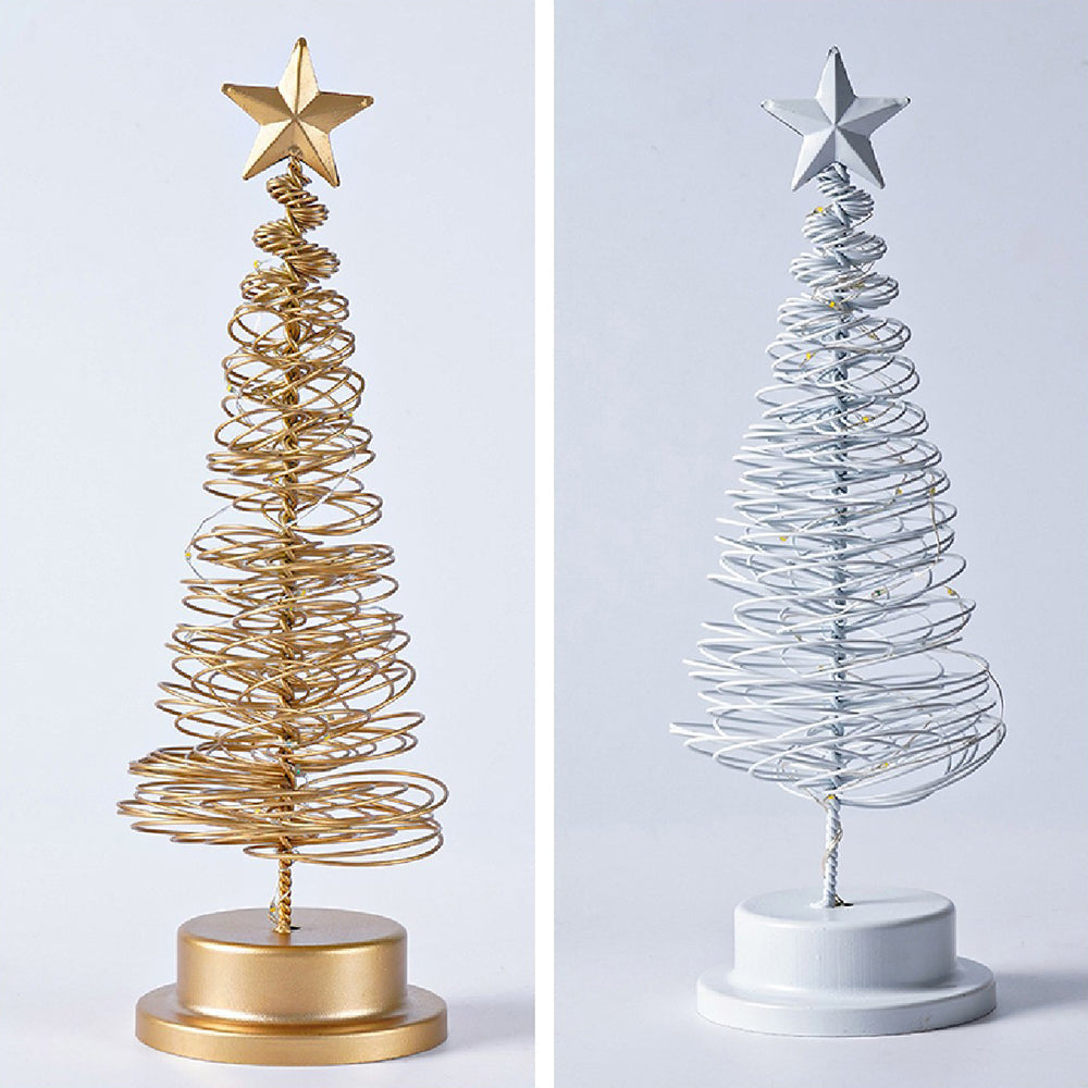 Elegant Table Lamp | LED Lights & Metal Tree Design 7