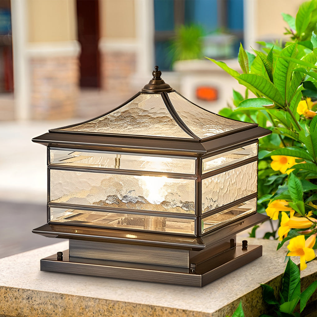 Elegant Vintage Copper Garden Light | Solar & Hardwired Options 2