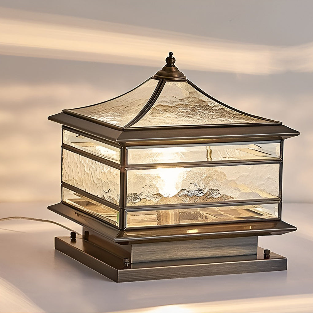 Elegant Vintage Copper Garden Light | Solar & Hardwired Options 4