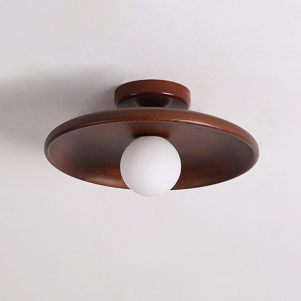 Elegant Wood Ceiling Light | Minimalist Design 2