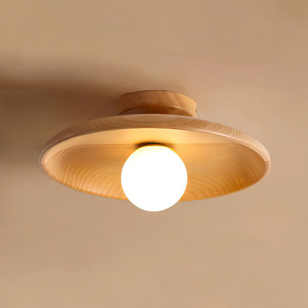 Elegant Wood Ceiling Light | Minimalist Design 4