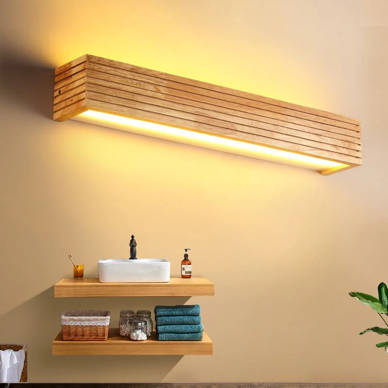 Elegant Wooden LED Wall Light | Energy-Efficient & Minimalist Design 2