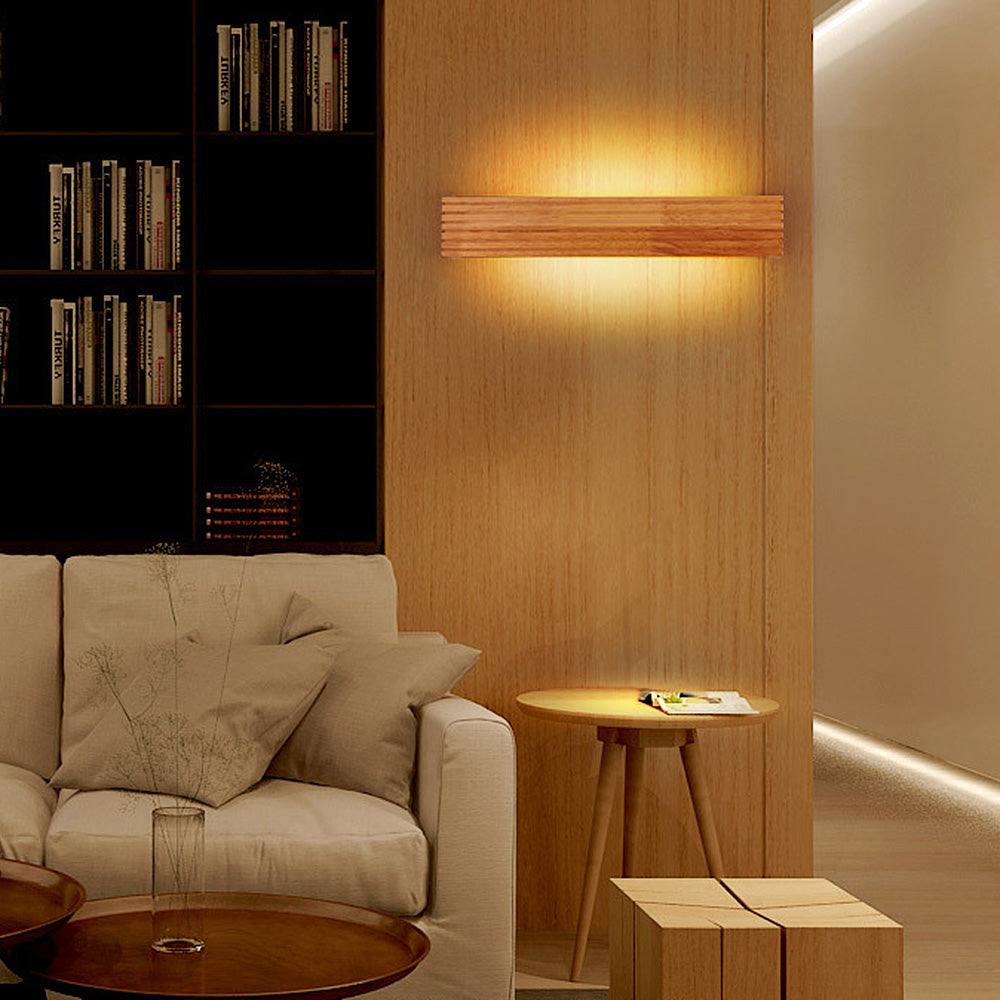 Elegant Wooden LED Wall Light | Energy-Efficient & Minimalist Design 3