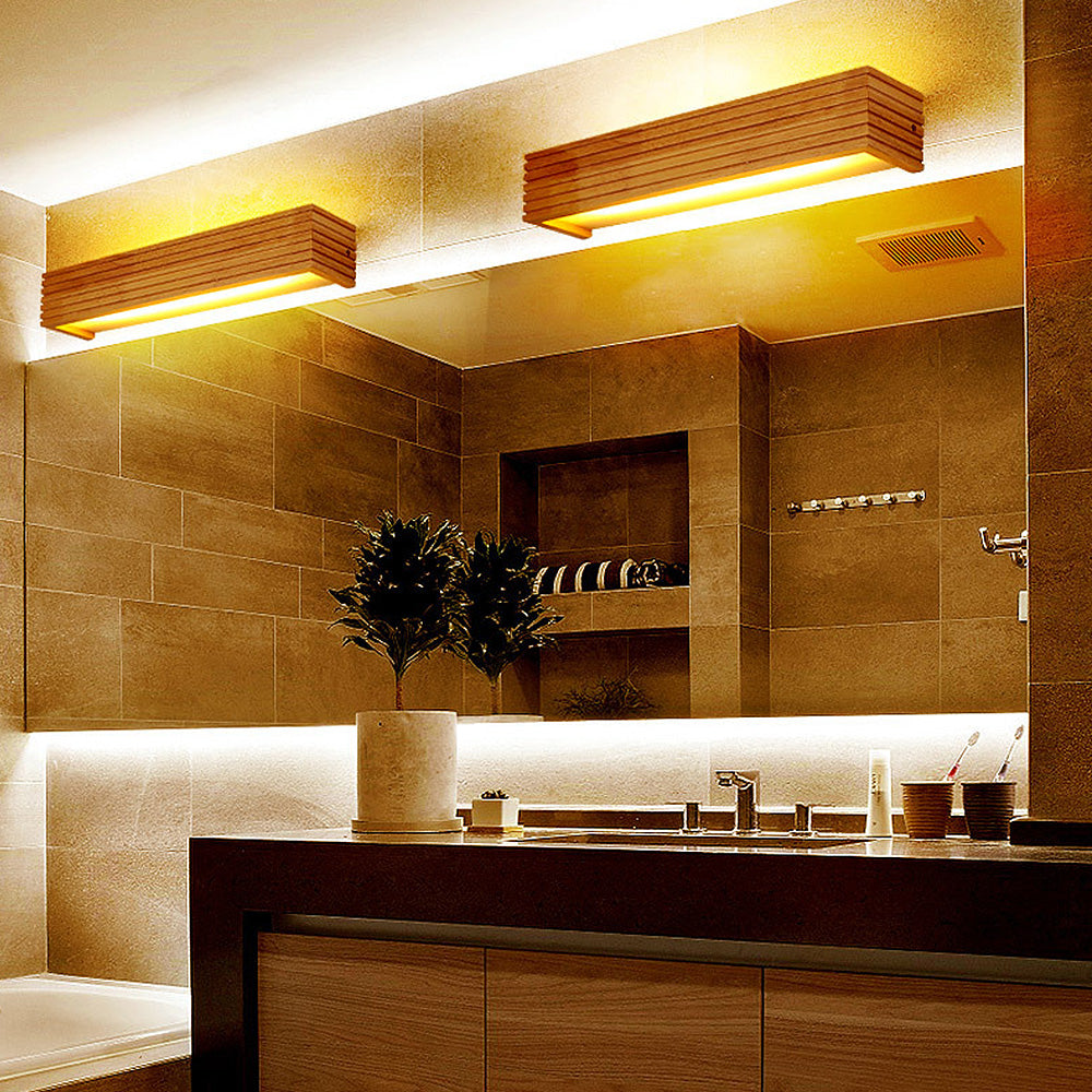 Elegant Wooden LED Wall Light | Energy-Efficient & Minimalist Design 7