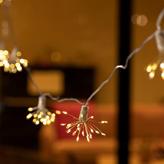 Enchanting Solar Fairy Lights | LED Starburst Design 0