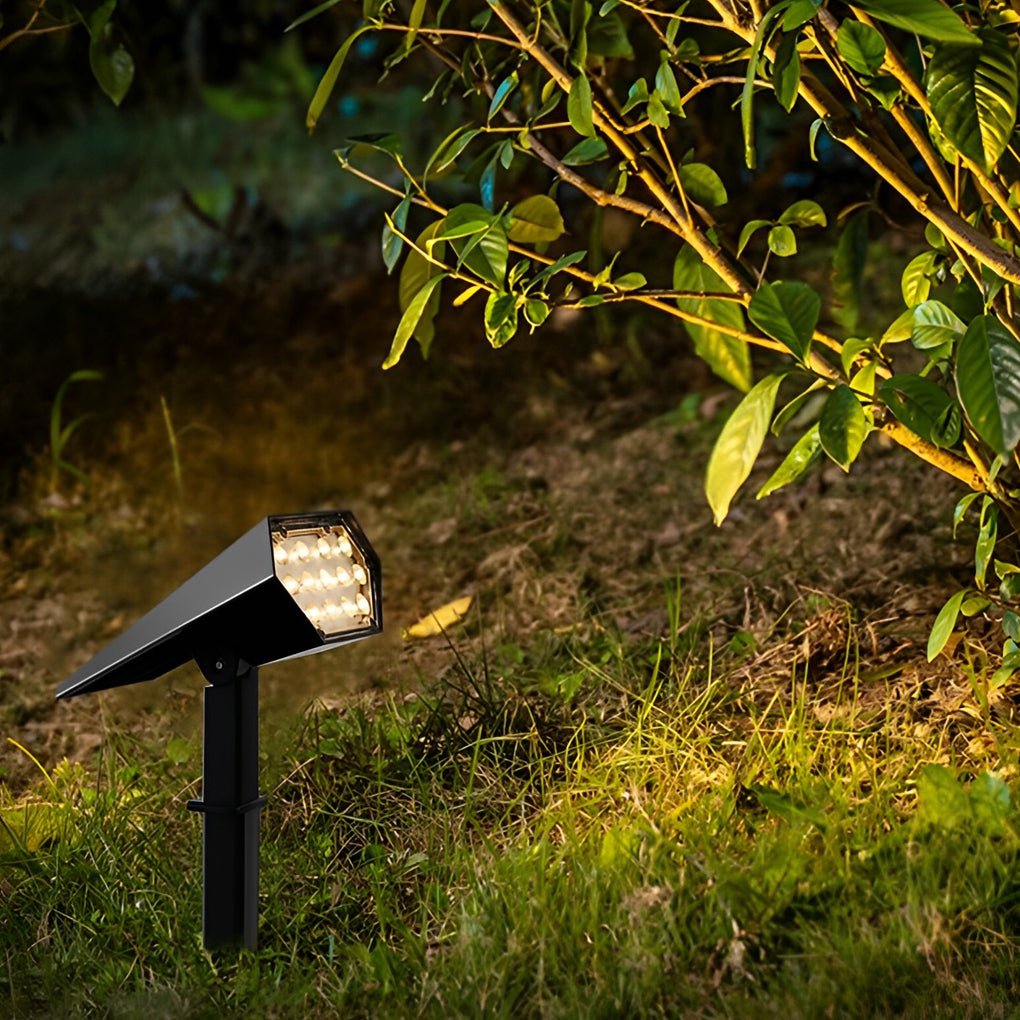 Energy-Efficient Solar Garden Spotlight | Waterproof & Adjustable Garden Spike Lights 4