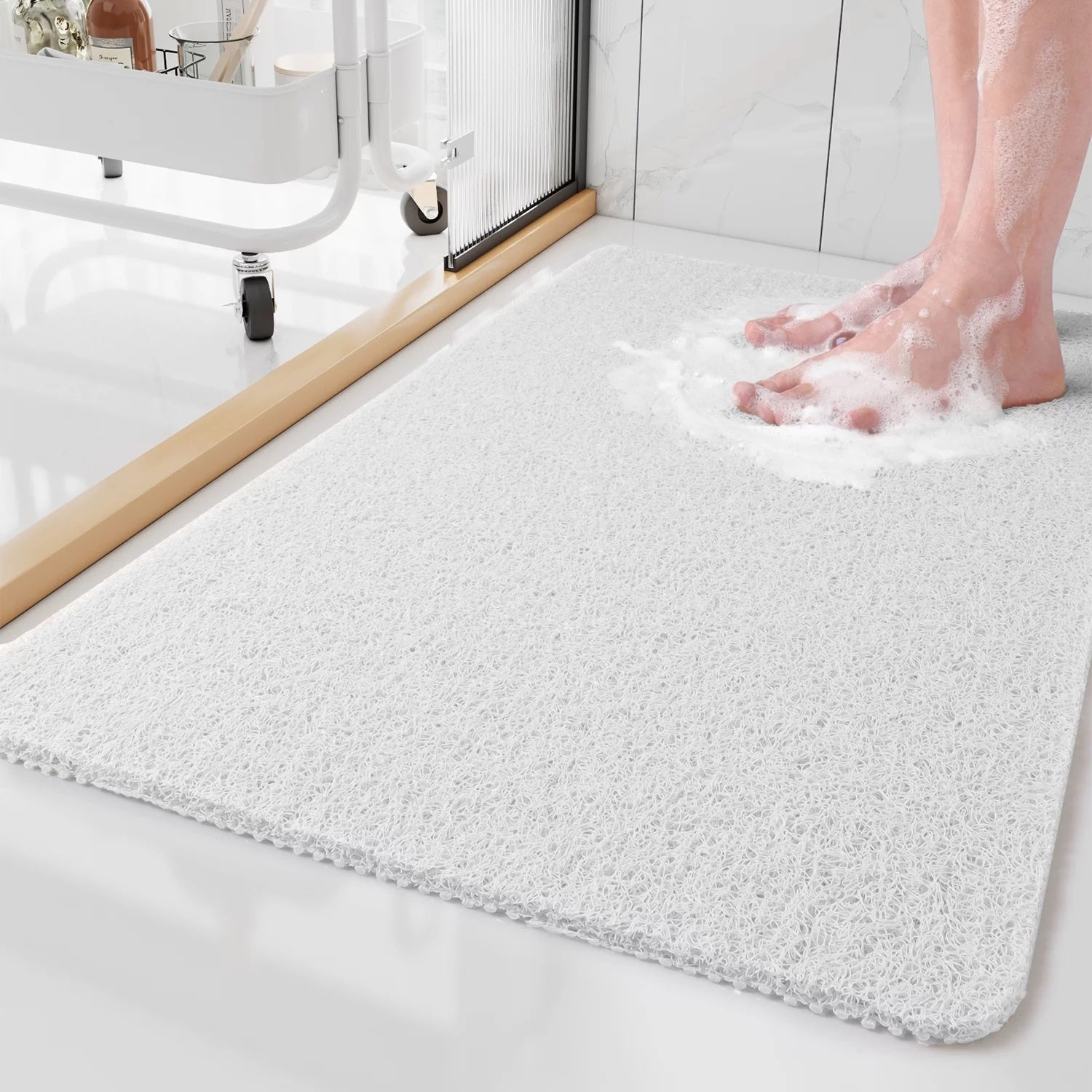 Fast-Drying Non-Slip Shower Mat | Anti Slip & Antimicrobial 3