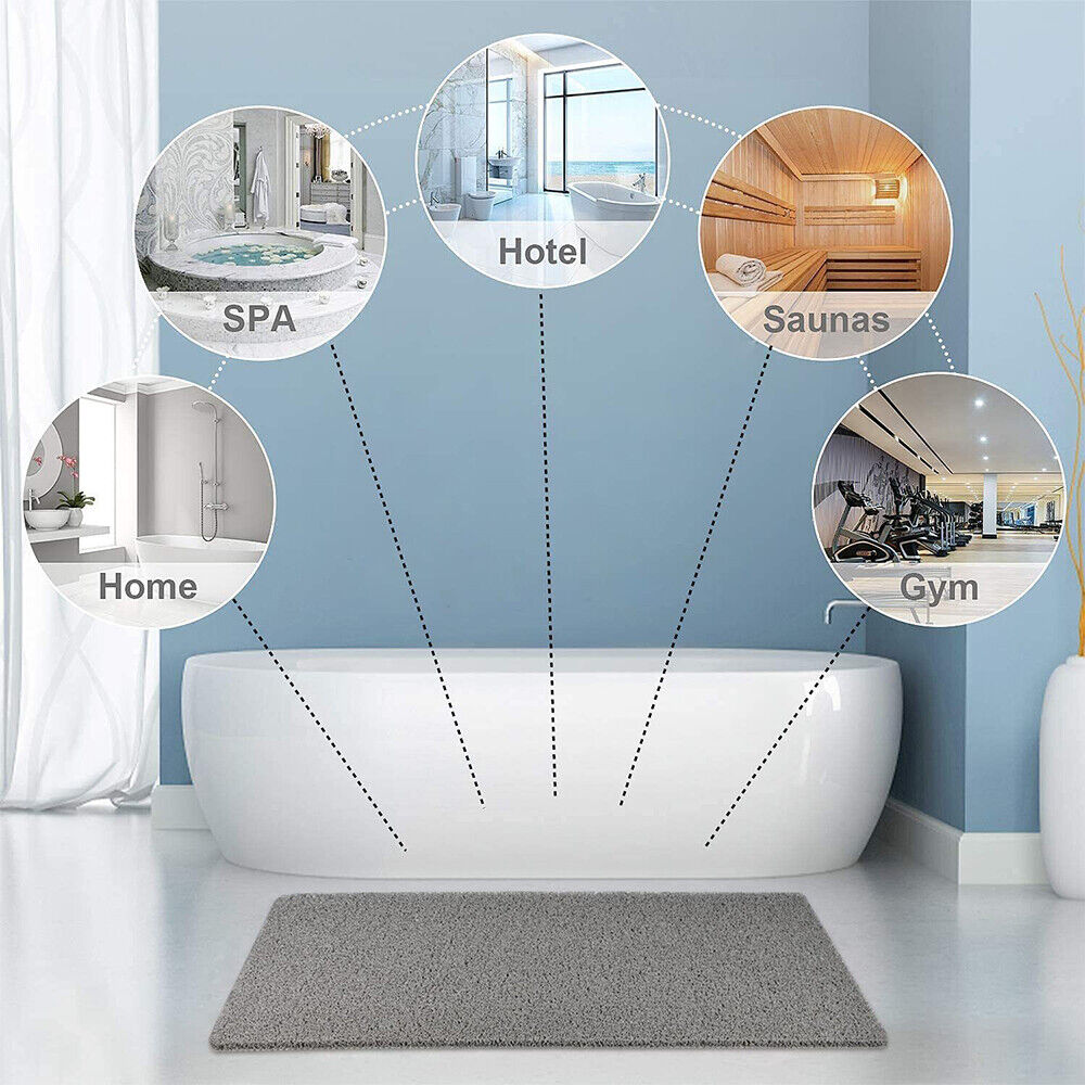 Fast-Drying Non-Slip Shower Mat | Anti Slip & Antimicrobial 4
