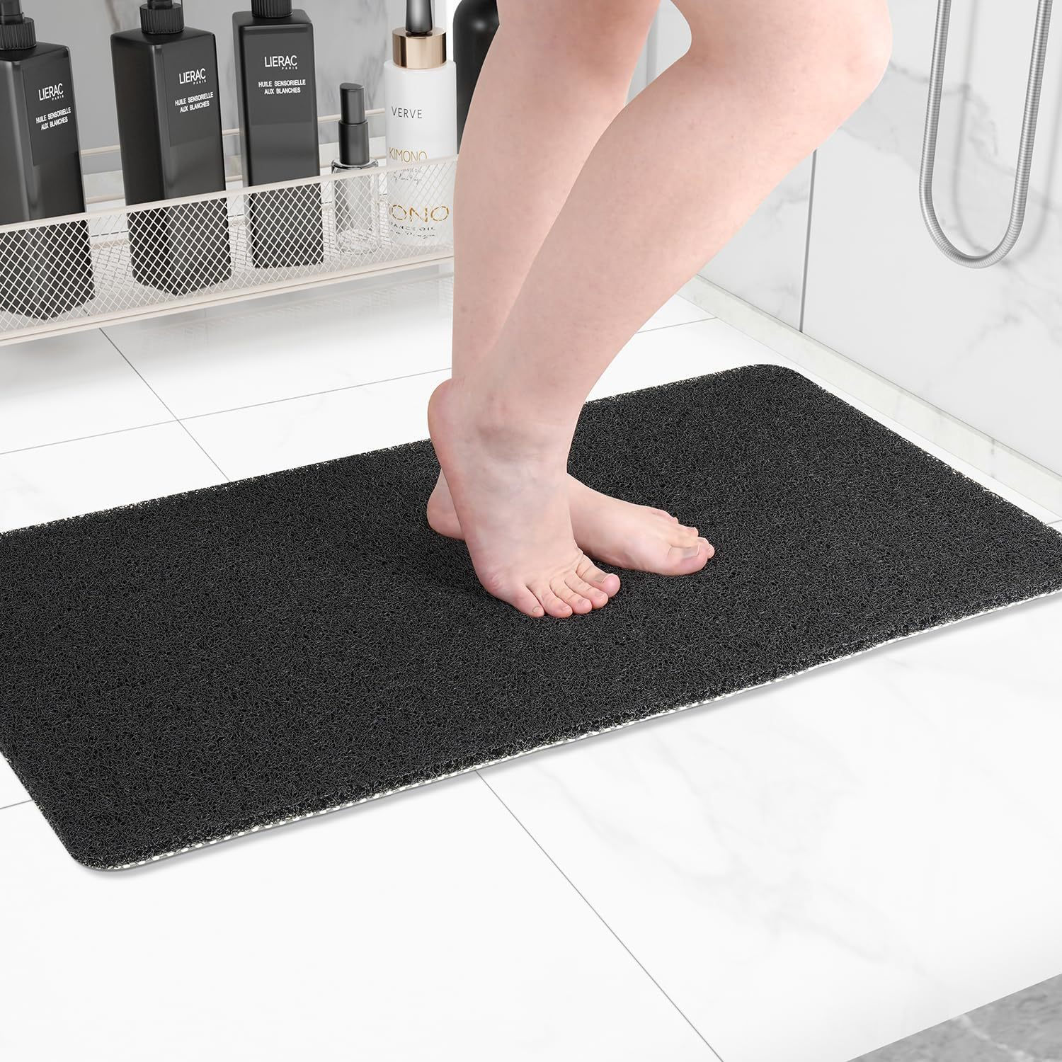 Fast-Drying Non-Slip Shower Mat | Anti Slip & Antimicrobial 9