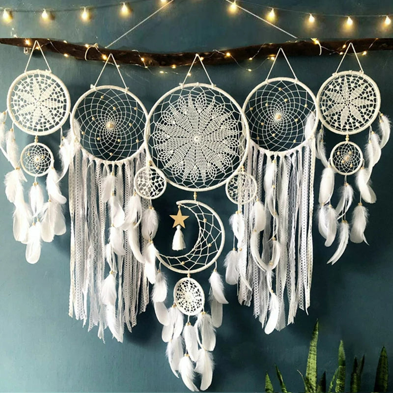 Handcrafted Macrame Wall Hanging | Boho Feather Decor 2