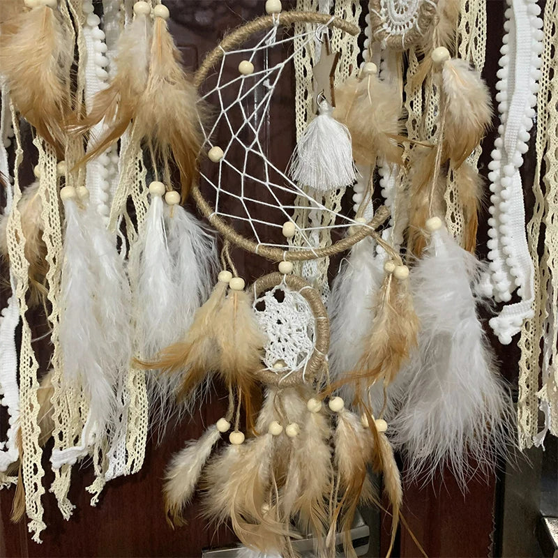 Handcrafted Macrame Wall Hanging | Boho Feather Decor 6