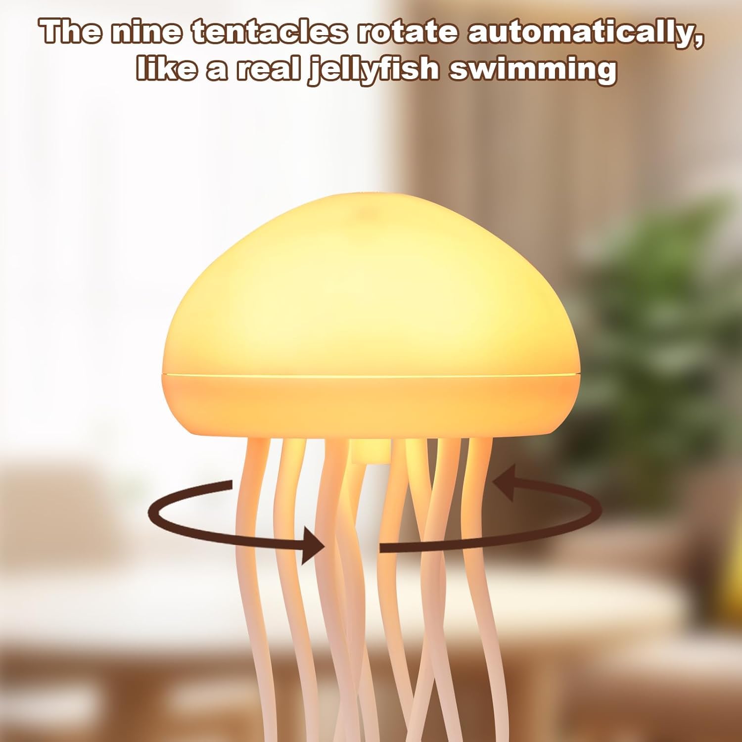 Lifelike Jellyfish LED Lamp | Soothing Ambient Light 7