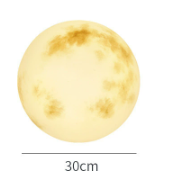 Magical Moon-Shaped Outdoor Lamp | Weatherproof & USB Rechargeable 7