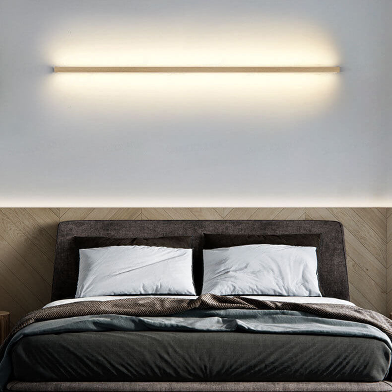 Minimalist Wooden Wall Light | LED Fixture 3