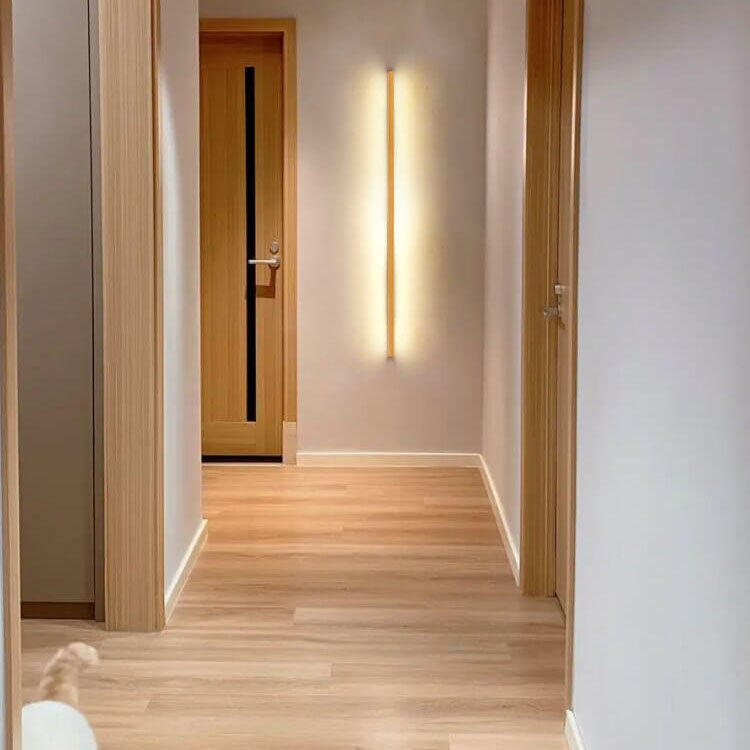 Minimalist Wooden Wall Light | LED Fixture 5