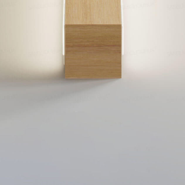 Minimalist Wooden Wall Light | LED Fixture 8