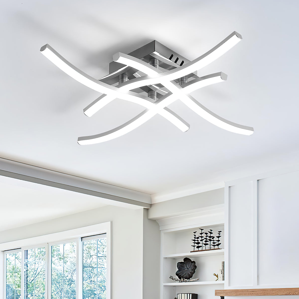 Modern Aluminum LED Ceiling Light | Energy Efficient Flush Mount 0