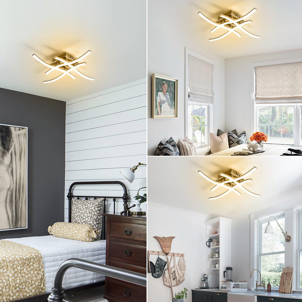 Modern Aluminum LED Ceiling Light | Energy Efficient Flush Mount 7
