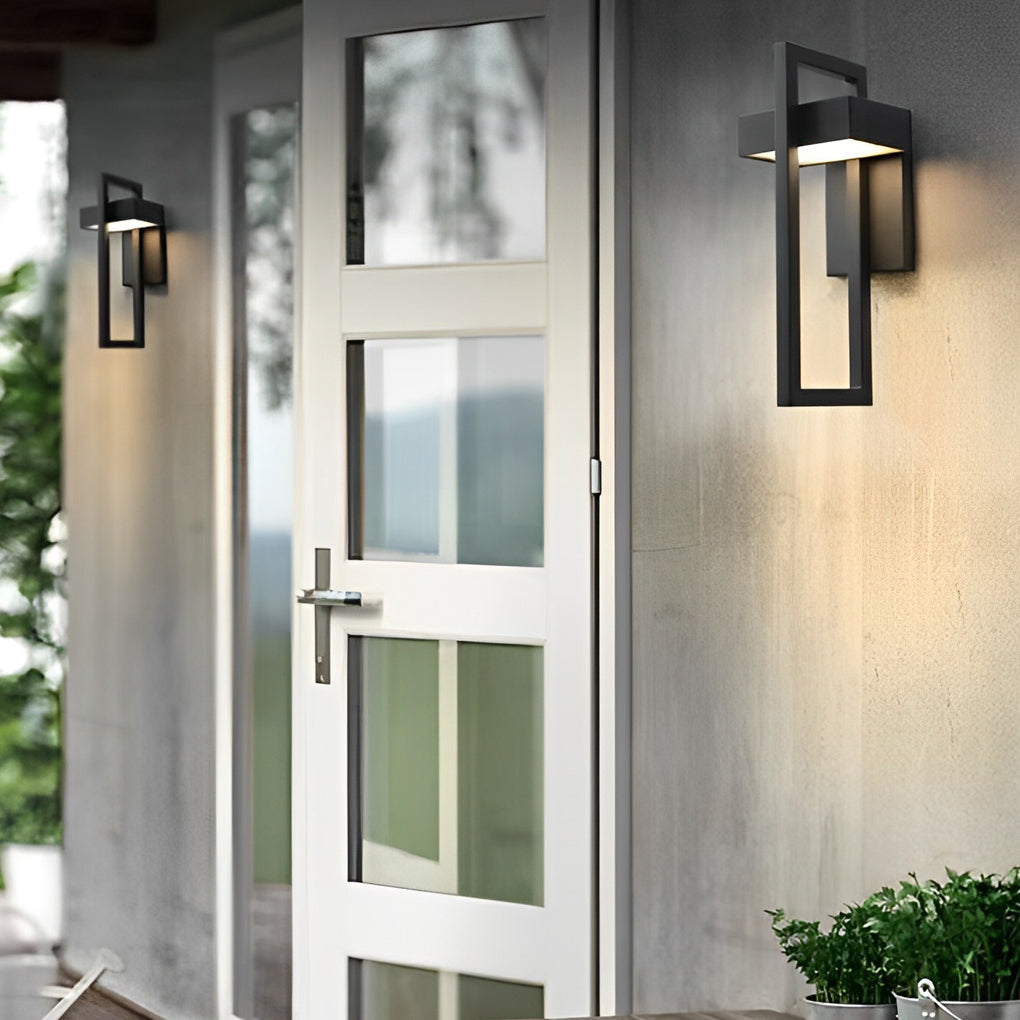 Modern Black LED Outdoor Wall Light | Waterproof & Weather-Resistant 5