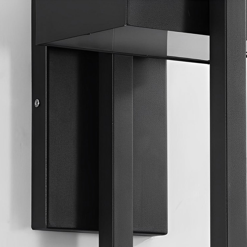 Modern Black LED Outdoor Wall Light | Waterproof & Weather-Resistant 8