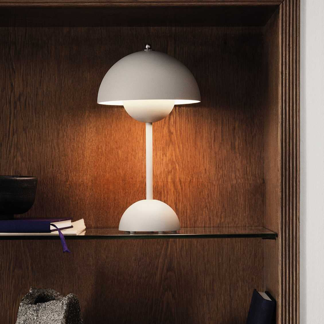 Modern Dome-Shaped Bedside Lamp | USB-C Rechargeable 1