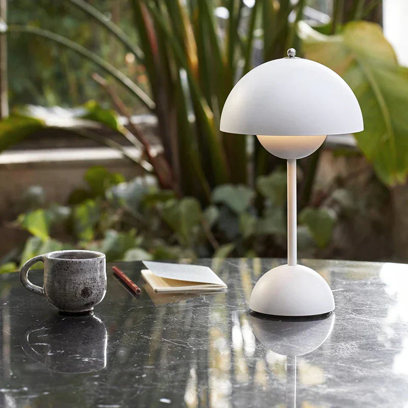 Modern Dome-Shaped Bedside Lamp | USB-C Rechargeable 2