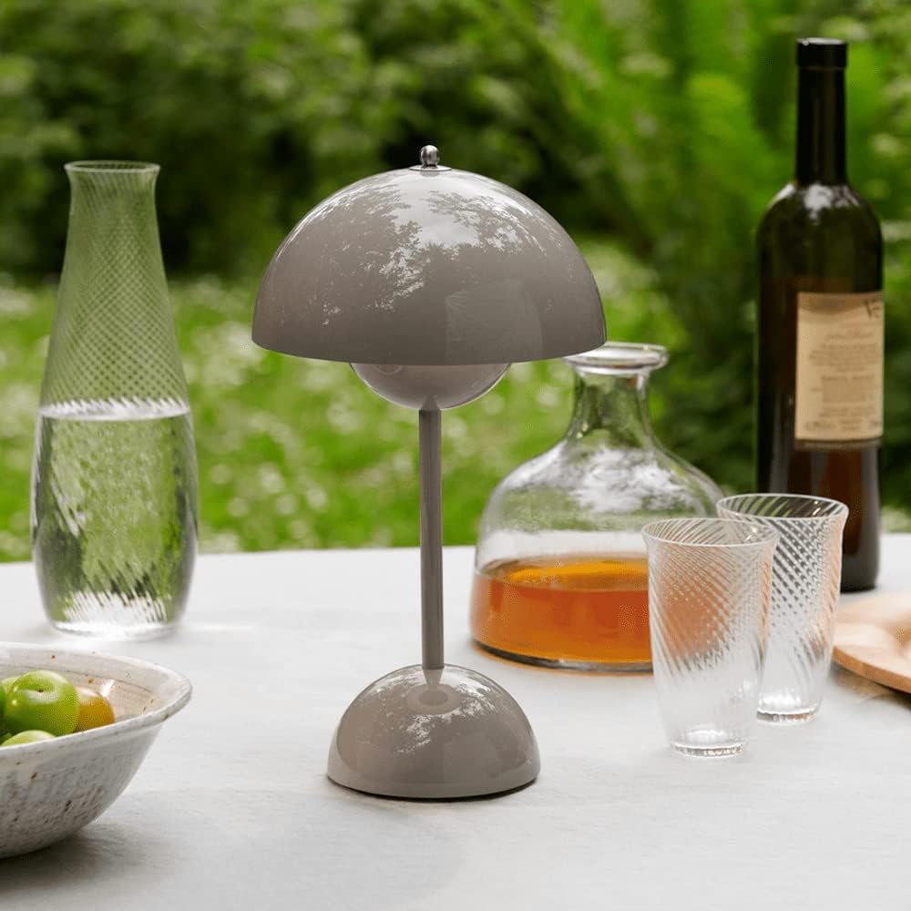 Modern Dome-Shaped Bedside Lamp | USB-C Rechargeable 6
