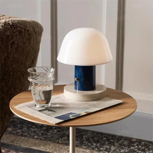 Modern LED Table Lamp | Mushroom Design & Touch Control 0