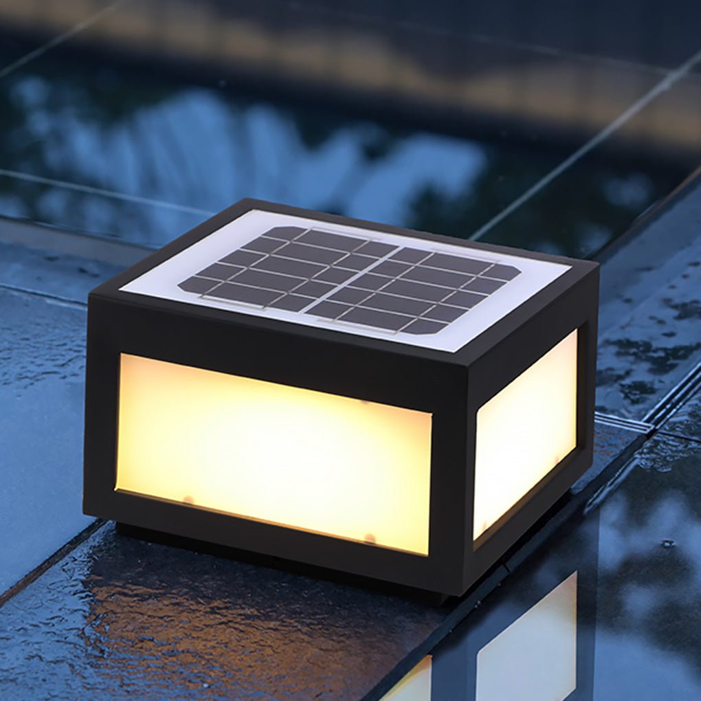 Modern Solar Garden Light | Weatherproof LED Post Light 0