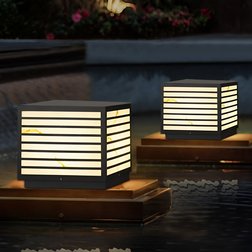 Modern Solar Outdoor Post Light | Waterproof & Dual Power 2