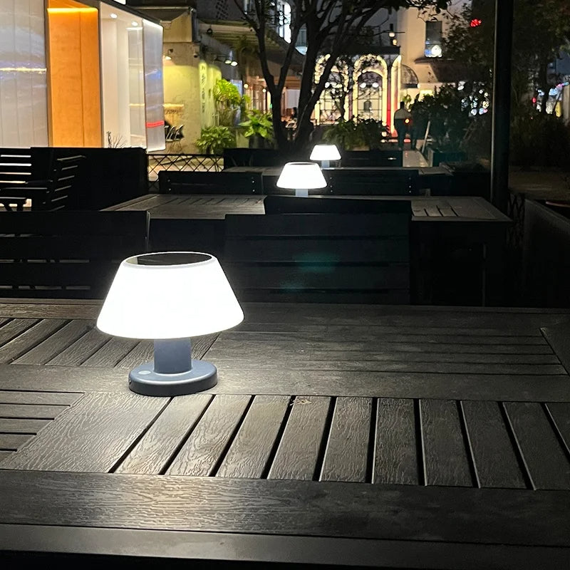 Modern Solar Table Lamp | Waterproof & Eco-Friendly 4