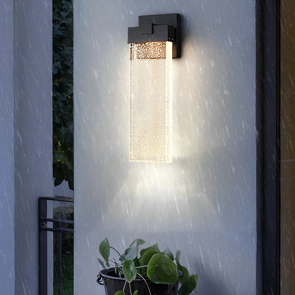 Modern Waterproof Outdoor Wall Light | Crystal Bubble Design 5
