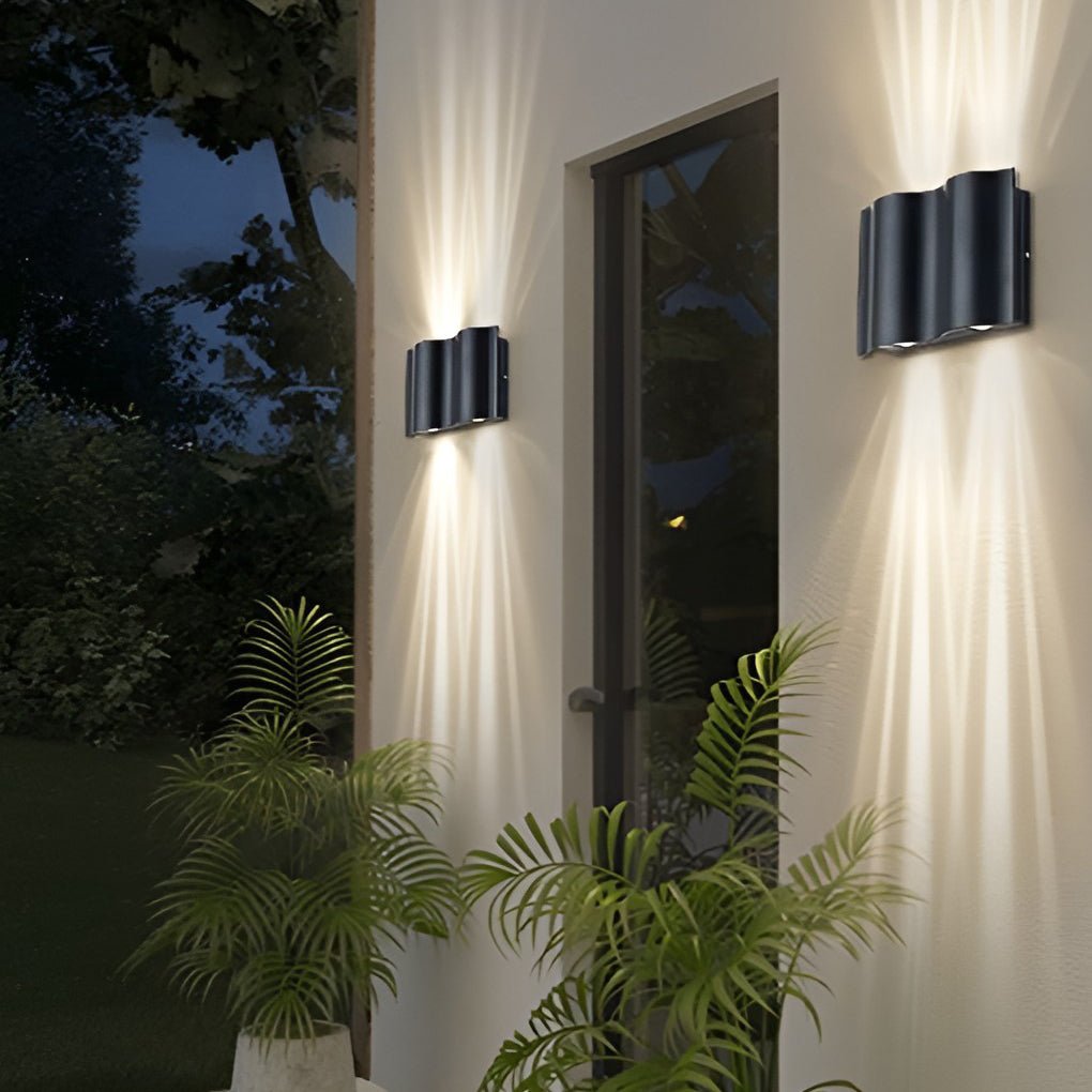 Modern Waterproof Outdoor Wall Light | Up and Down Design & Energy-Efficient 2