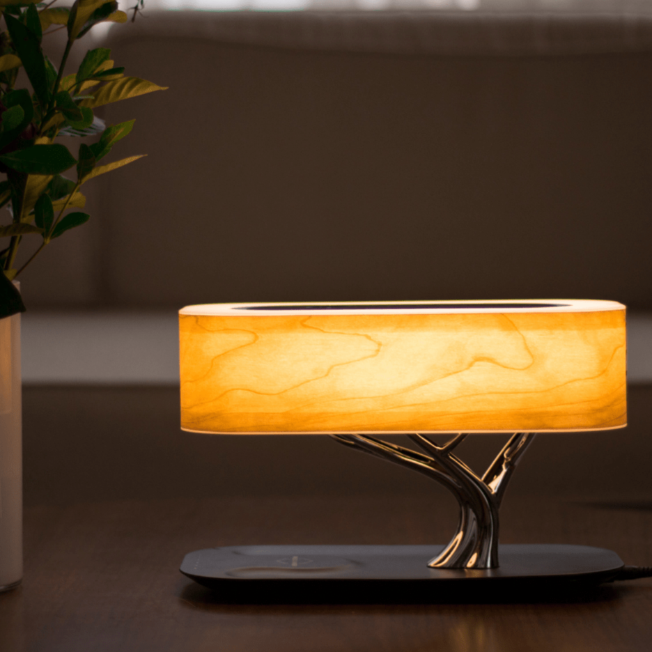 Modern Wireless Charging Table Lamp | Bluetooth Speaker & Ambient Light 1
