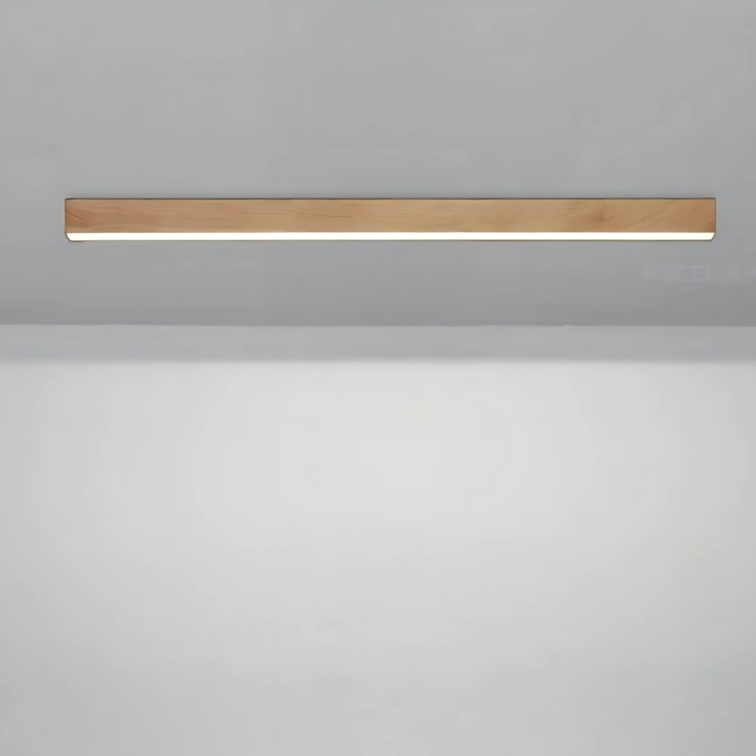 Modern Wood Ceiling Light Fixture | Energy Efficient LED 0