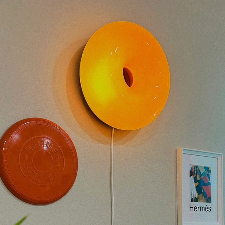 Playful Donut Design Wall Light | Dimmable LED 0