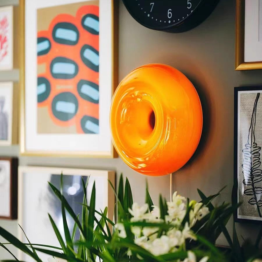 Playful Donut Design Wall Light | Dimmable LED 2