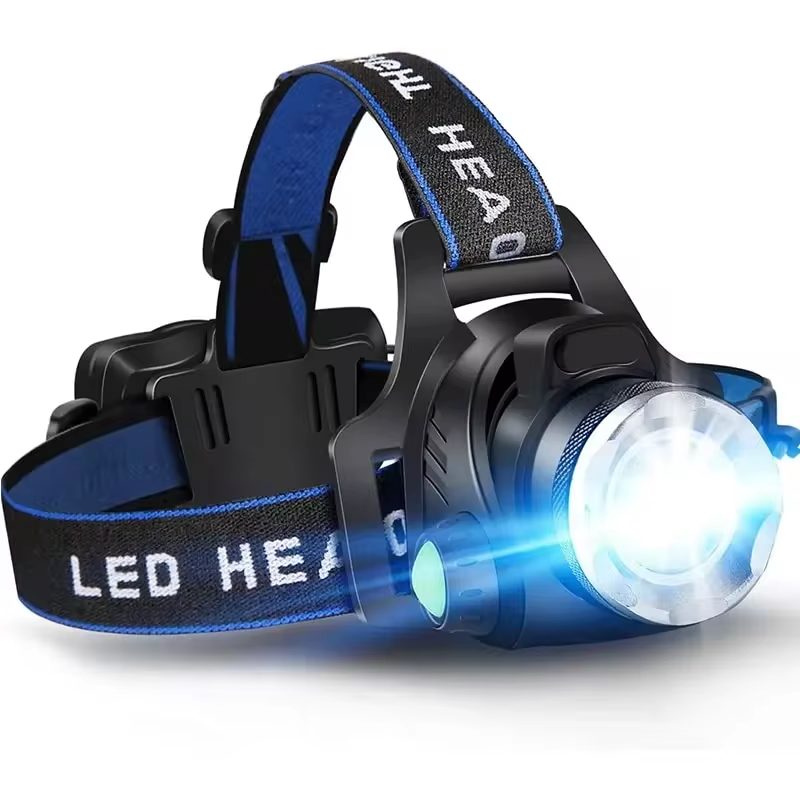 Powerful Waterproof Headlamp | Rechargeable & Zoomable 0