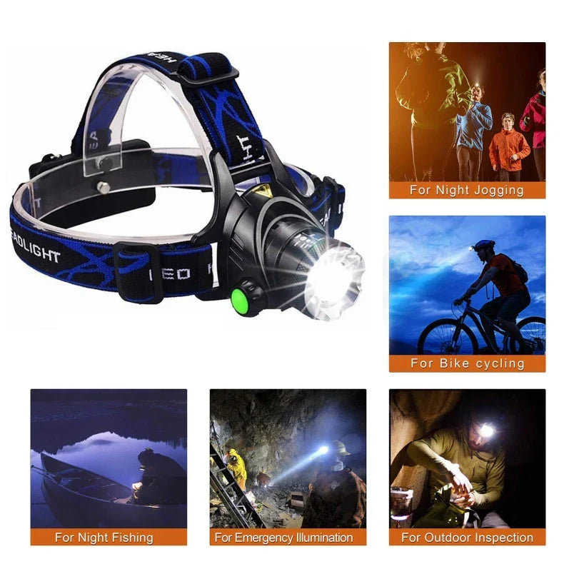Powerful Waterproof Headlamp | Rechargeable & Zoomable 1
