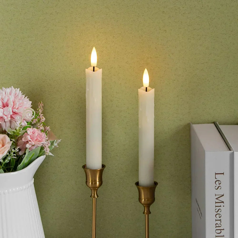 Realistic 3D Flame LED Candles | Flameless & Safe 5