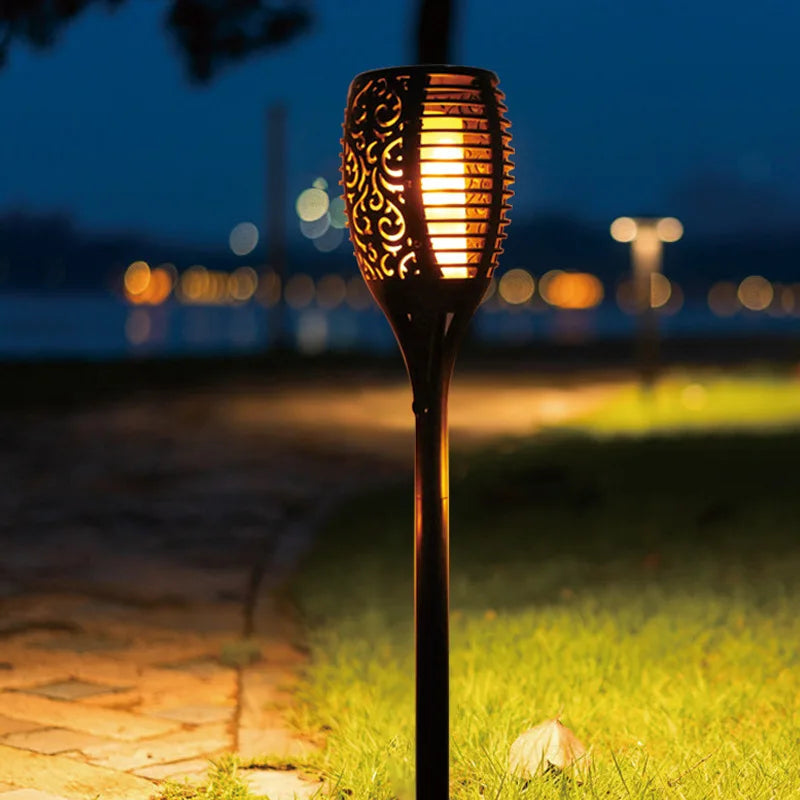 Realistic Flame Effect Solar Torch Light | Weatherproof & Eco-Friendly 5