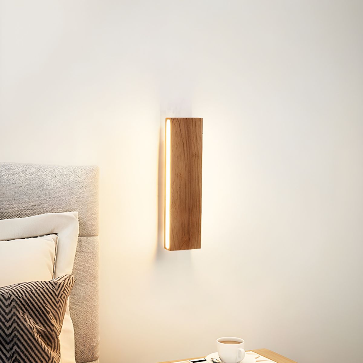 Rotatable Wood LED Wall Light | Modern Design 2