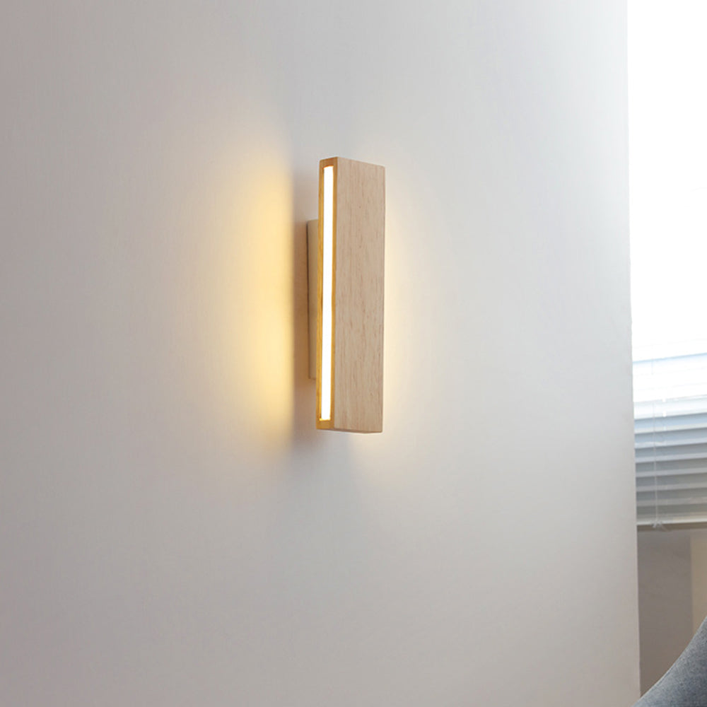 Rotatable Wood LED Wall Light | Modern Design 3