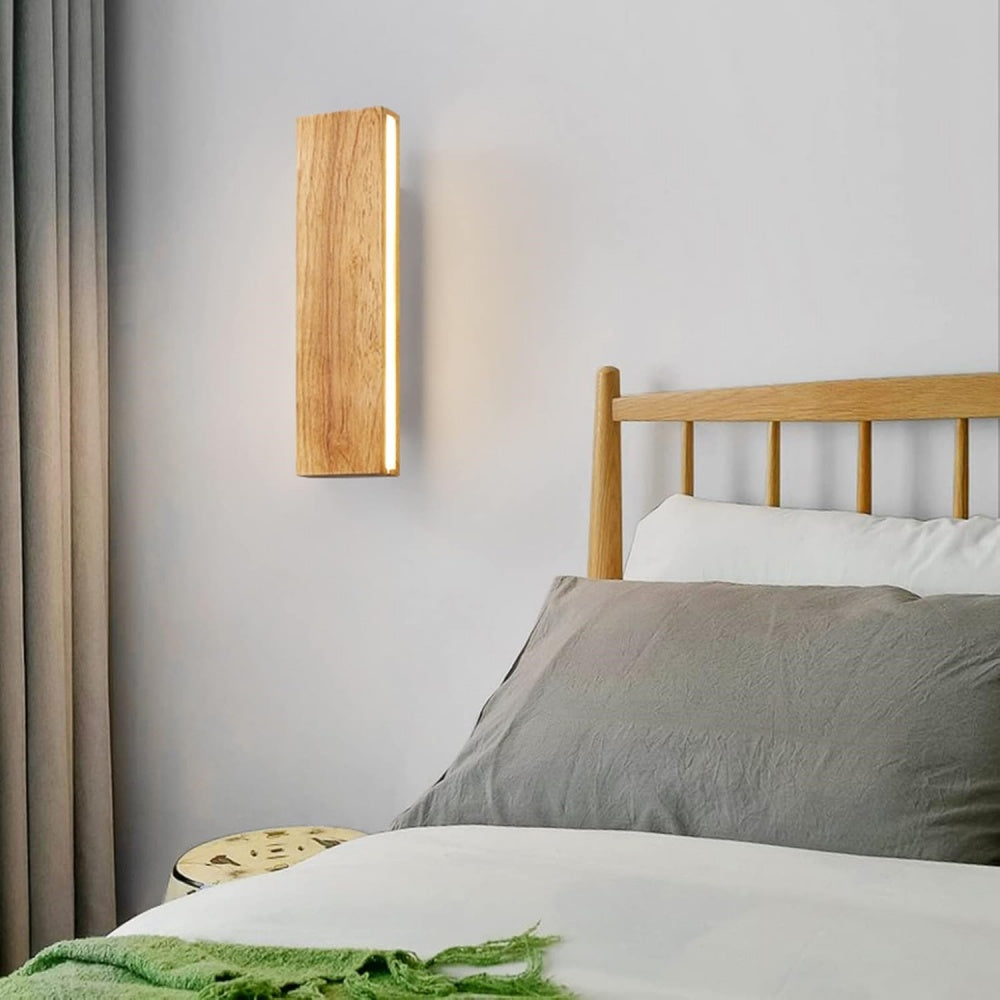 Rotatable Wood LED Wall Light | Modern Design 8