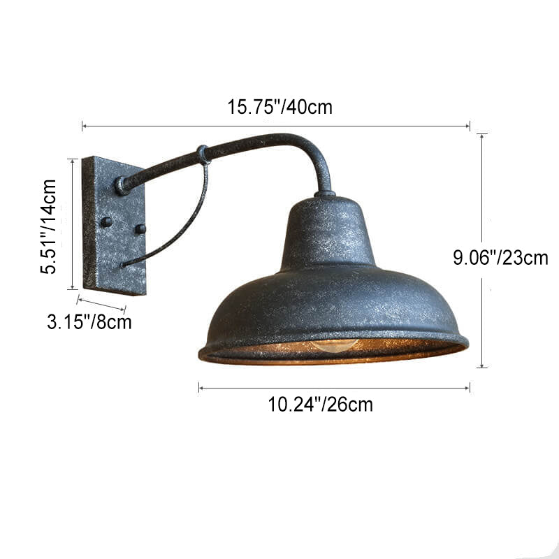 Rustic Outdoor Lantern | Weather-Resistant Wall Light 3