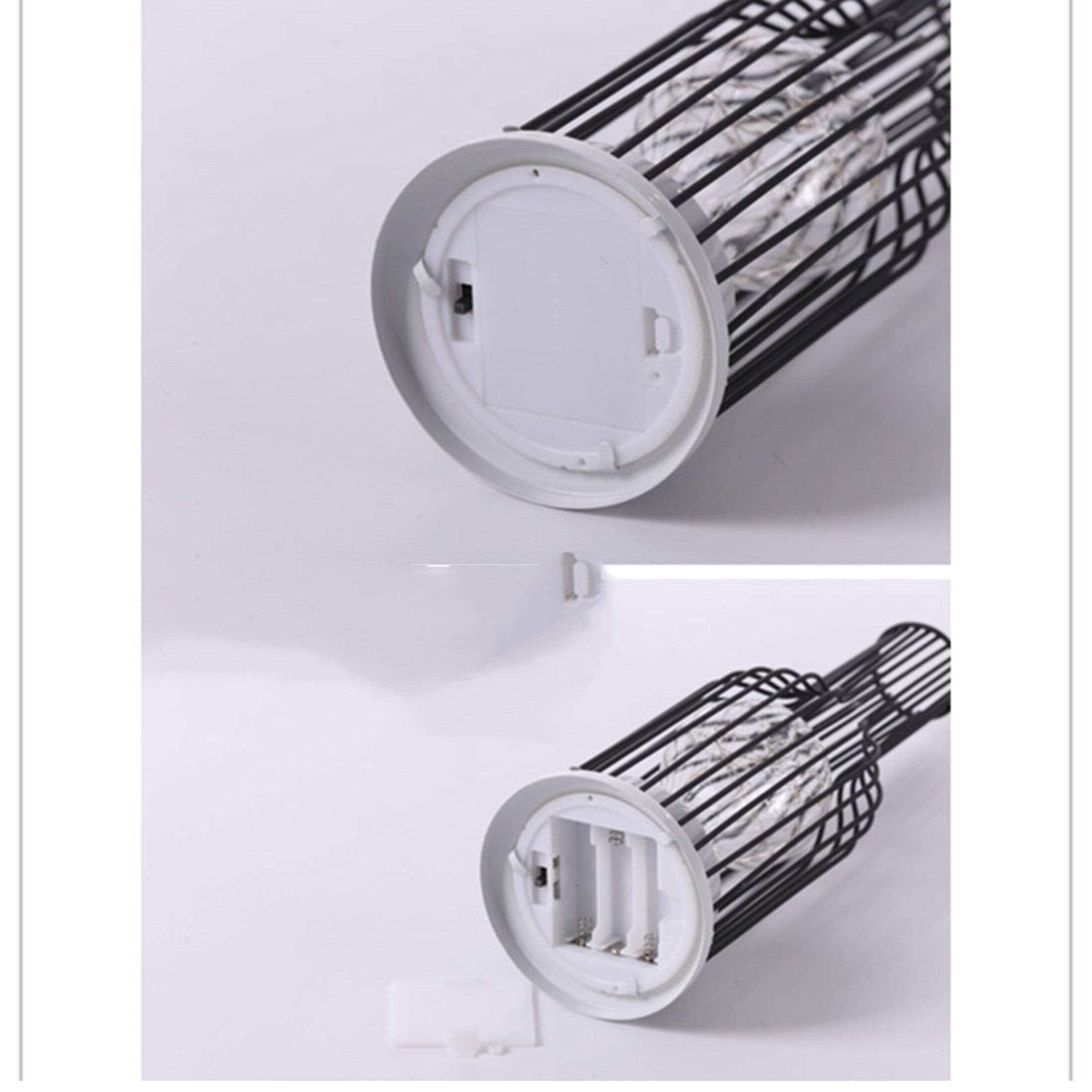 Sleek Black Metal Table Lamp | Stylish Bedside Lamp & Modern Desk Light 6